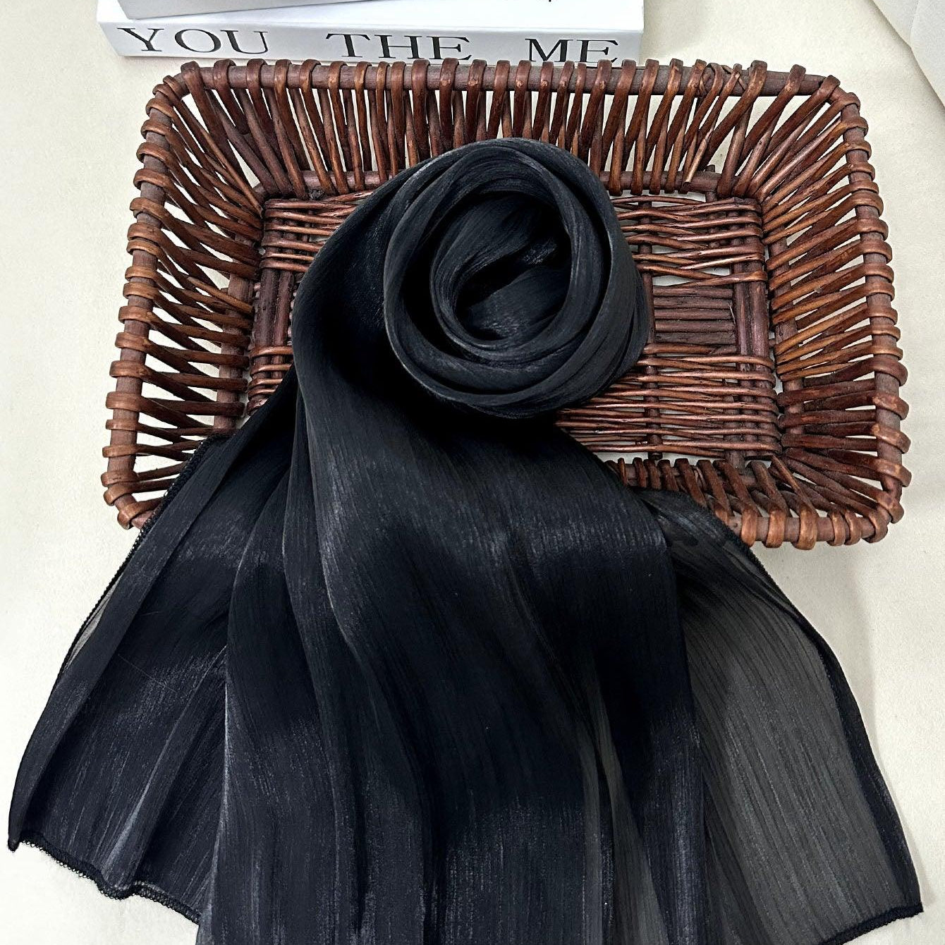 #CL30 Shiny Mesh chiffon hijab, jana,watercolor,hijab, Muslim Headscarf Arab Casual Head Wrap Sunscreen Shawl Suitable For Daily Use