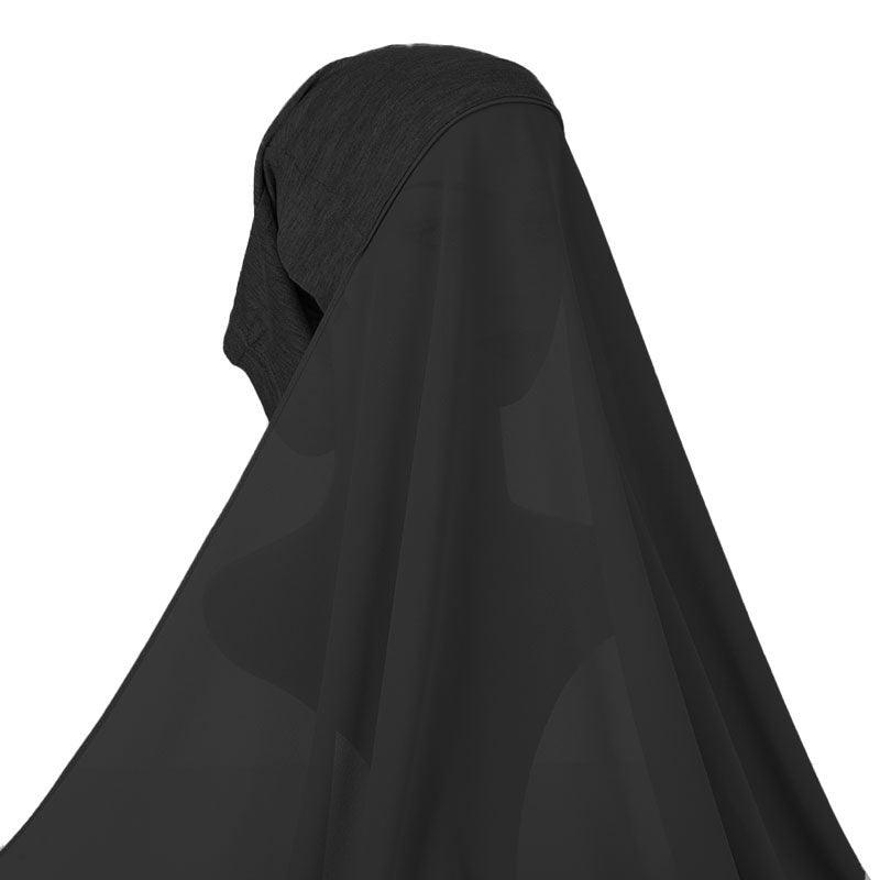 #CL31 Luminous Chiffon Hijab Scarf ✦ UPF Sun Wrap & Watercolor Sheen in 6 Neutral Tones