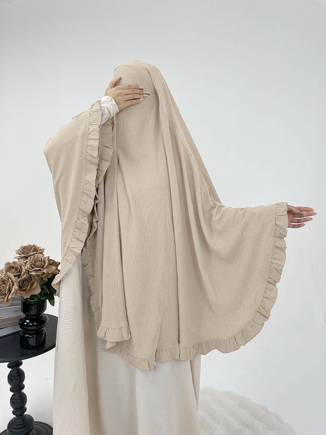 CL55 Breathable Full-Coverage Hijab ✦ 8 Modest Colors for Prayer & Daily Elegance