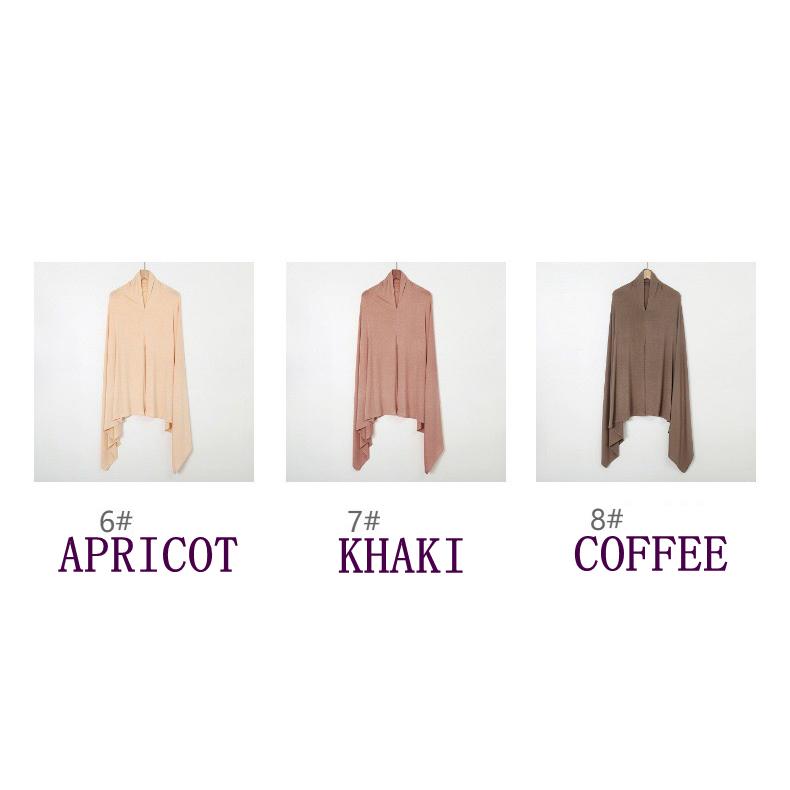 CL50 Women's Solid Color Knot Front Abaya, Modest Round NeckLong Dress for Daily Wear, casual abaya