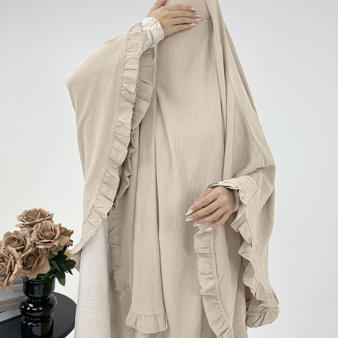 CL55 Atmungsaktiver Full-Coverage Hijab ✦ 8 dezente Farben für Gebet und tägliche Eleganz