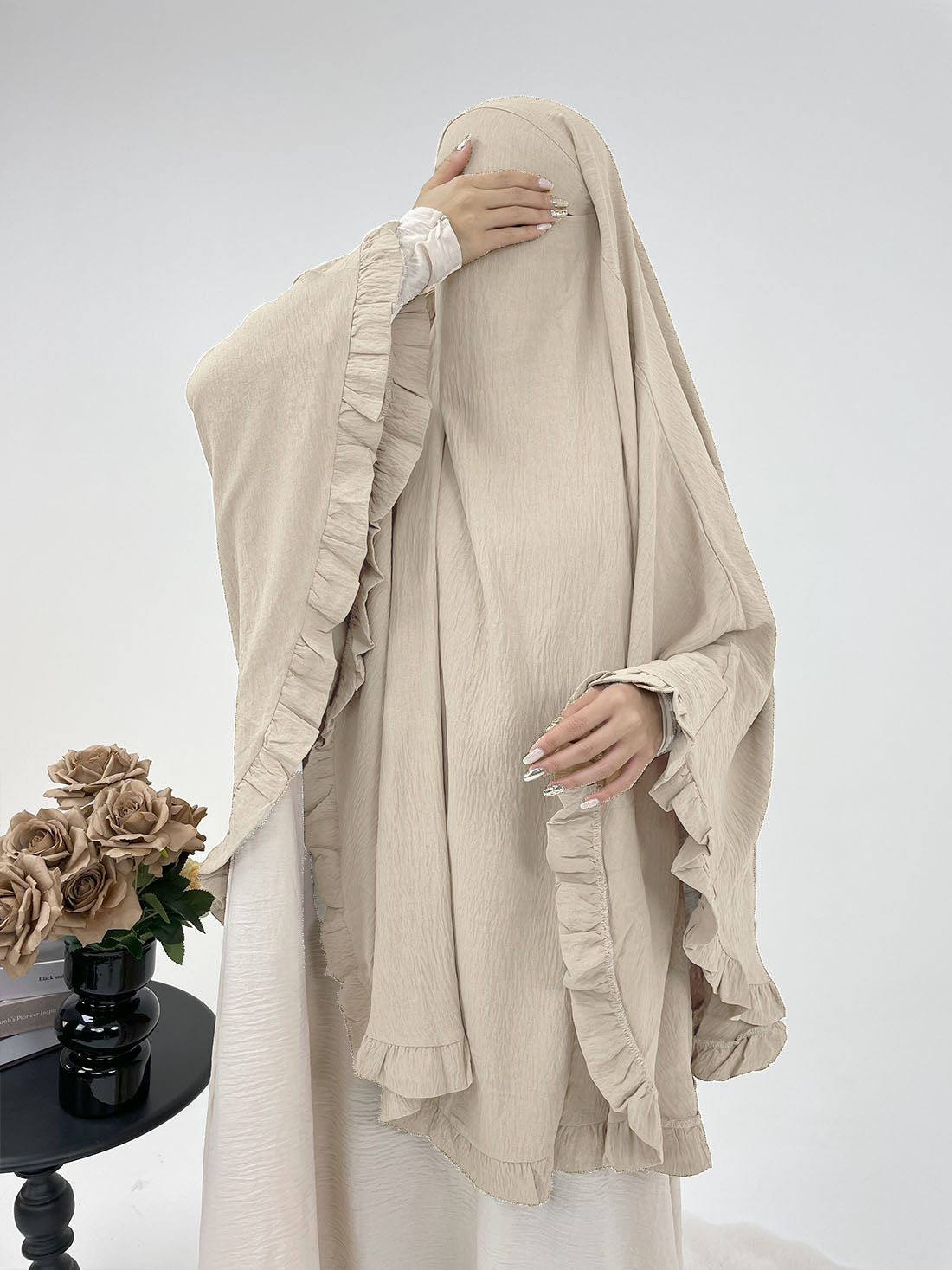 CL55 Breathable Full-Coverage Hijab ✦ 8 Modest Colors for Prayer & Daily Elegance
