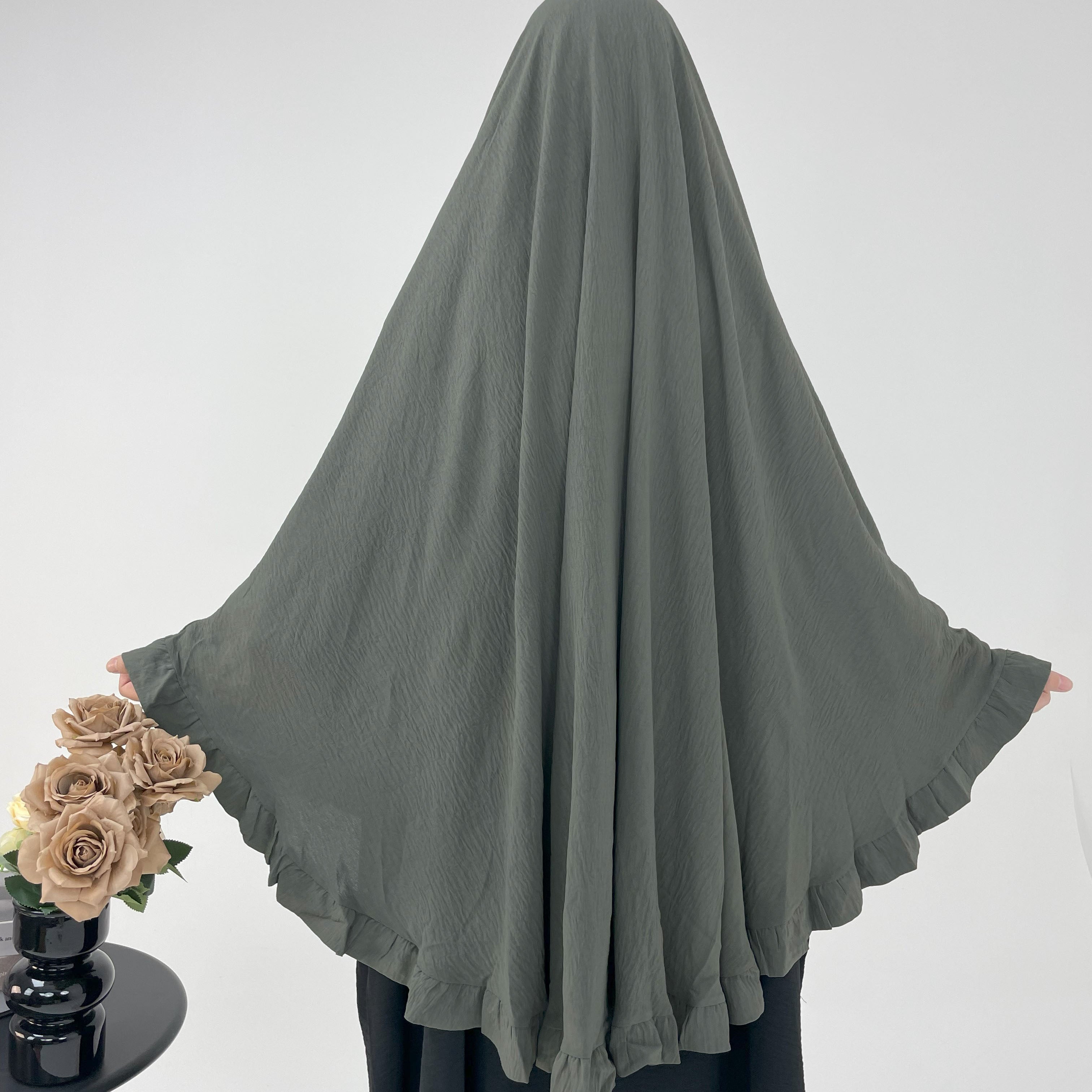 CL55 Atmungsaktiver Full-Coverage Hijab ✦ 8 dezente Farben für Gebet und tägliche Eleganz