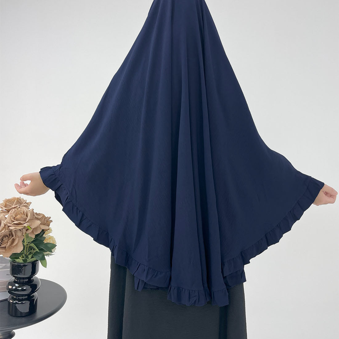 CL55 Atmungsaktiver Full-Coverage Hijab ✦ 8 dezente Farben für Gebet und tägliche Eleganz