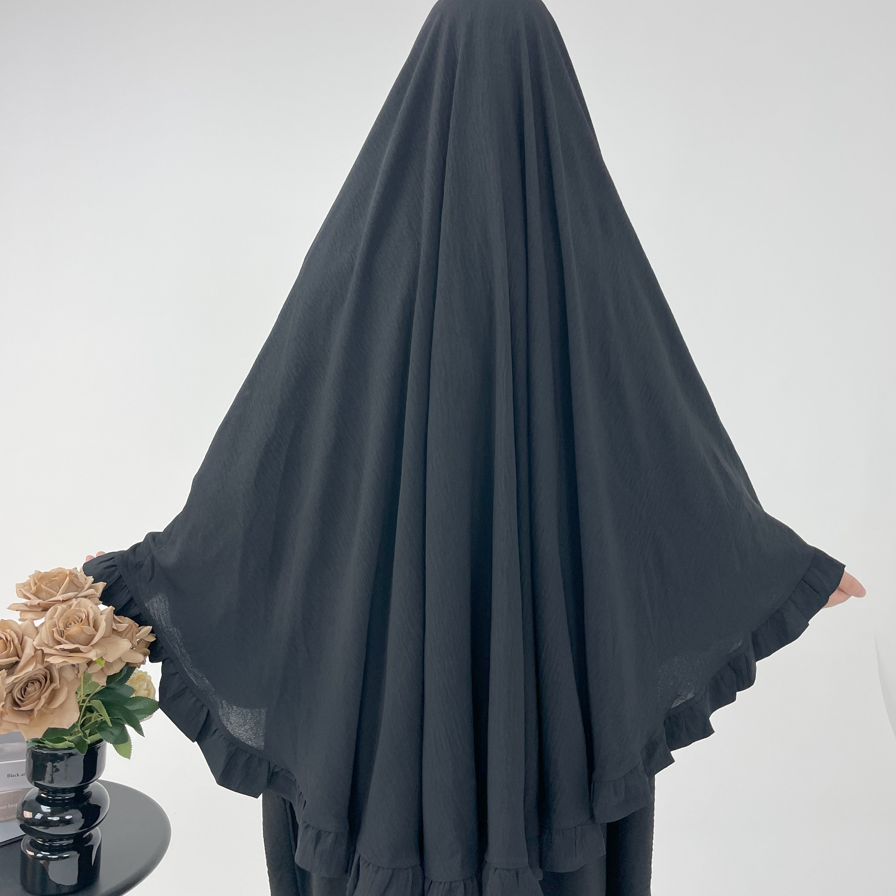 CL55 Atmungsaktiver Full-Coverage Hijab ✦ 8 dezente Farben für Gebet und tägliche Eleganz