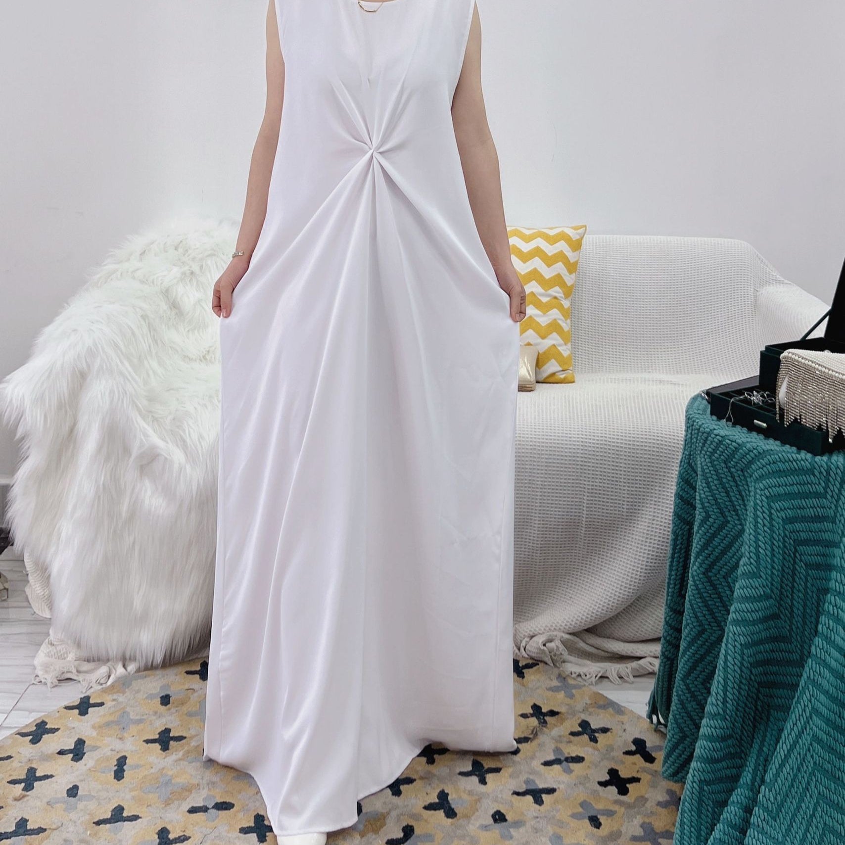 WG11 Inner slip dress, Nida Knot simple dress