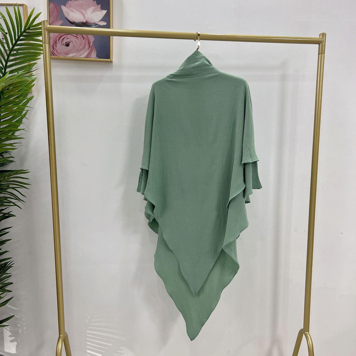 WG03 Two layer Khimar ,Linen-cotton khimar ,Hijab