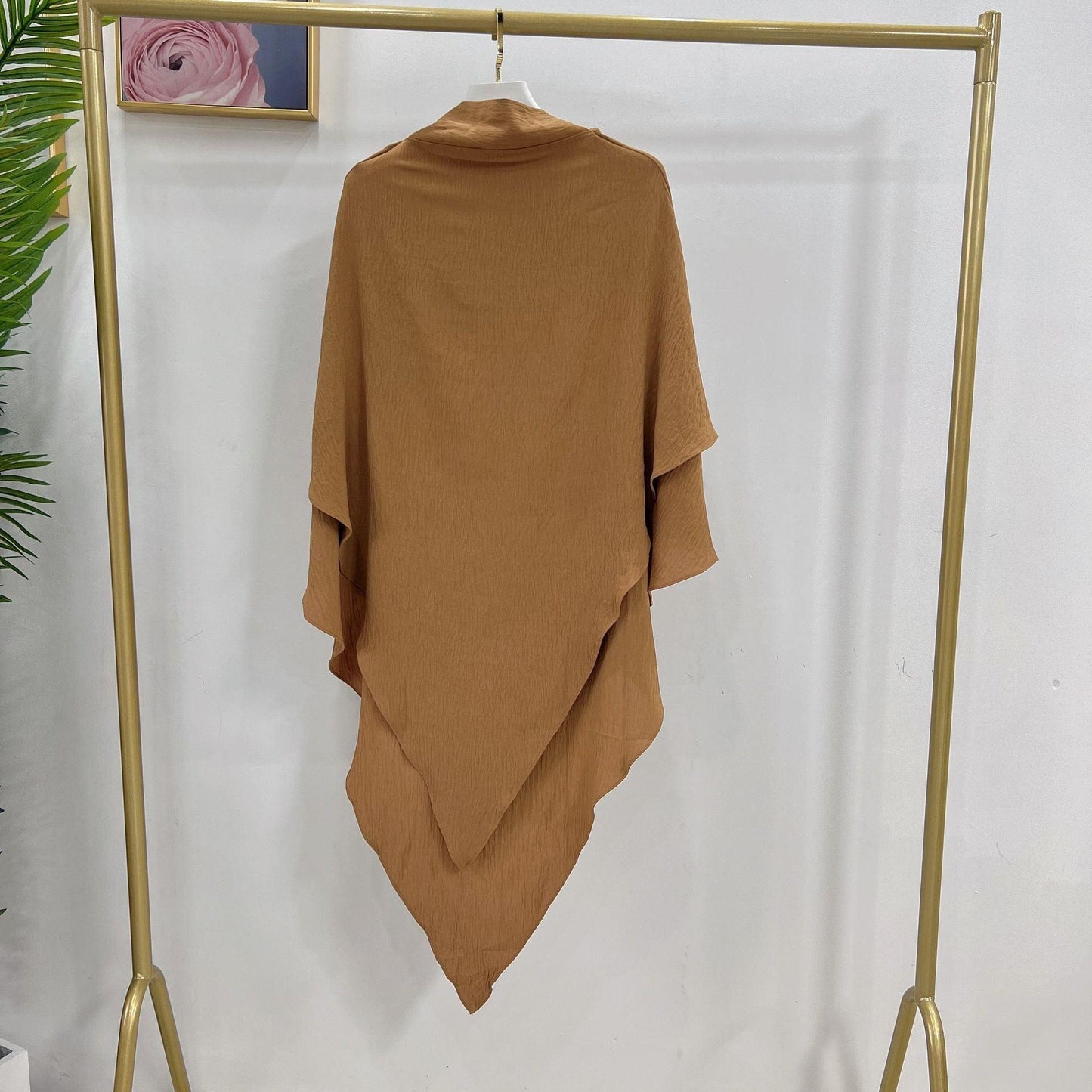 WG03 Two layer Khimar ,Linen-cotton khimar ,Hijab