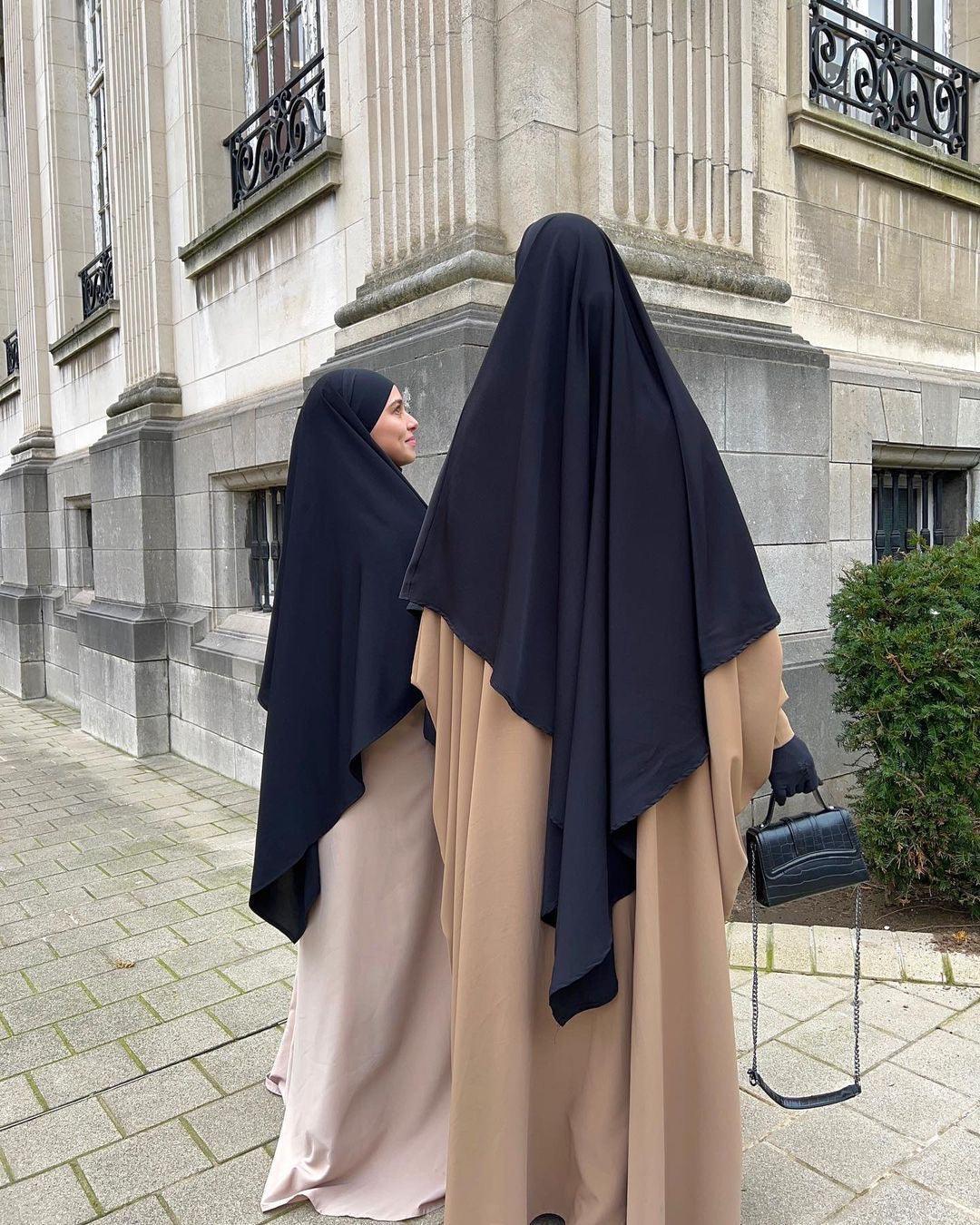 #CL55 Sun-Protective Nida Khimar ✦ Single-Layer Hijab in 15 Colors | UPF 50+ & Lightweight