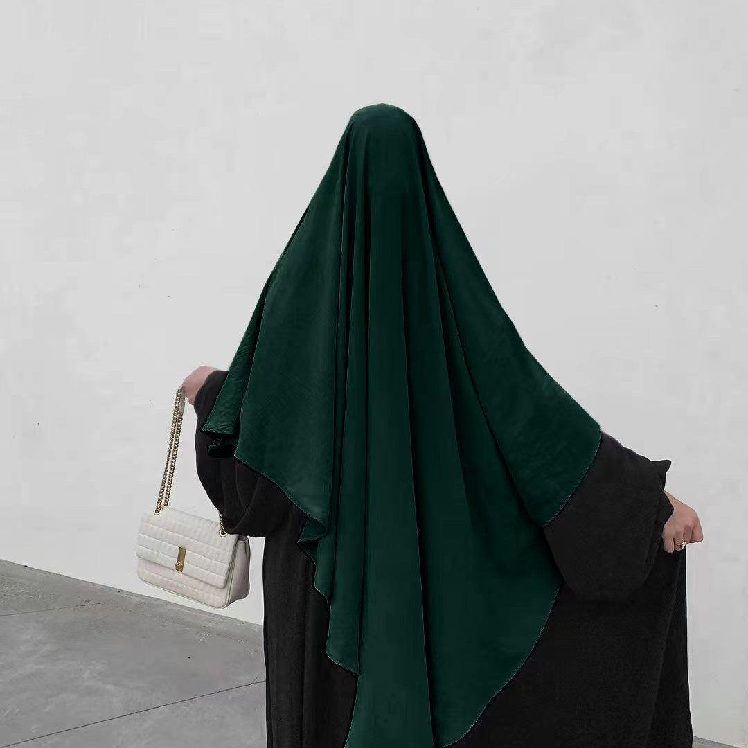 #CL55 Sun-Protective Nida Khimar ✦ Single-Layer Hijab in 15 Colors | UPF 50+ & Lightweight