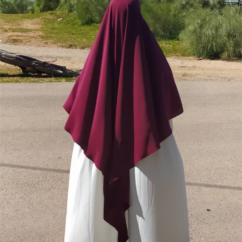 #CL55 Sun-Protective Nida Khimar ✦ Single-Layer Hijab in 15 Colors | UPF 50+ & Lightweight