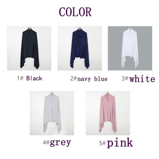 CL50 Women's Solid Color Knot Front Abaya, Modest Round NeckLong Dress for Daily Wear, casual abaya