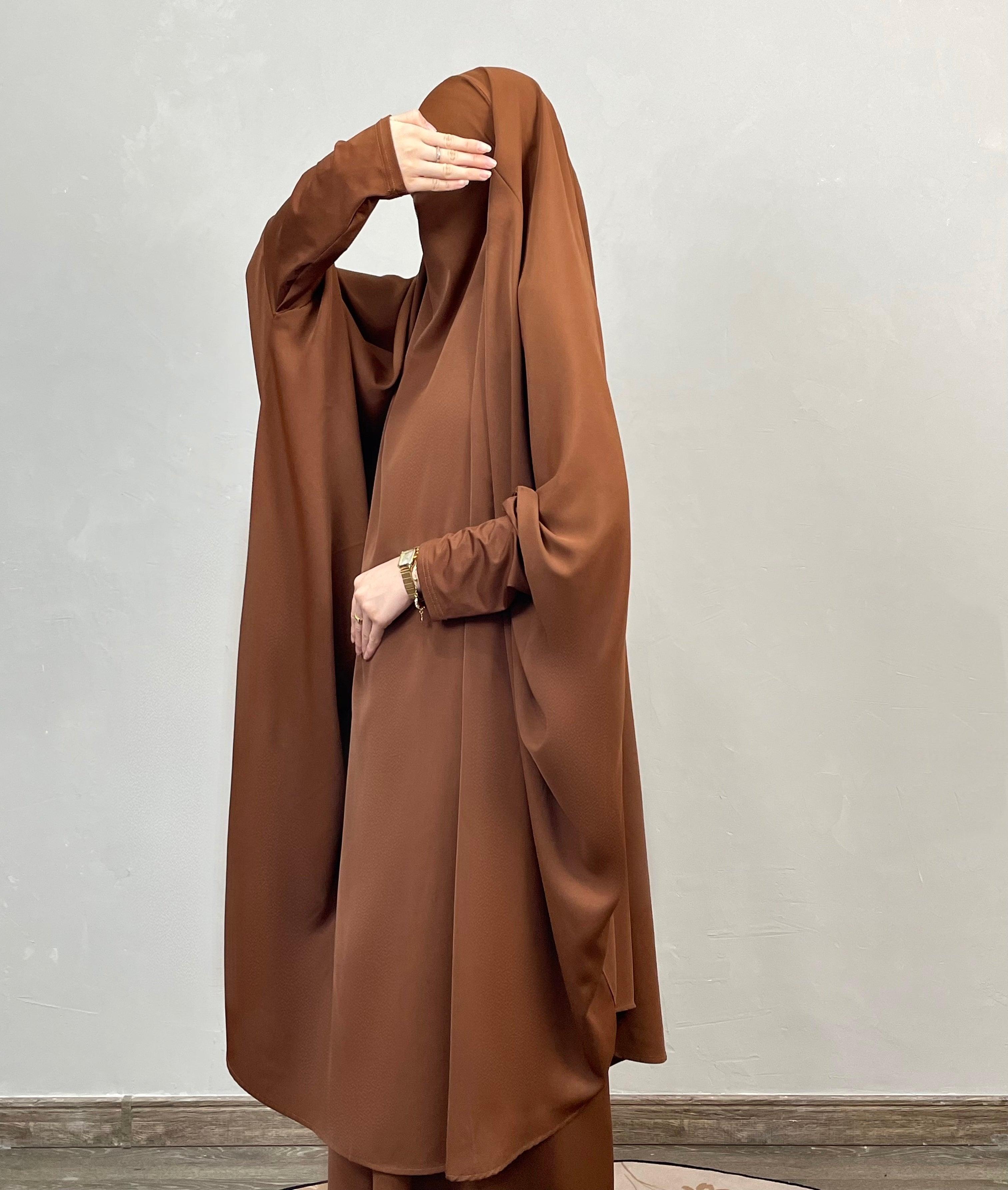 #CL27  Two-Piece Set Jilbab nida jilbab  niqab khimar skirt