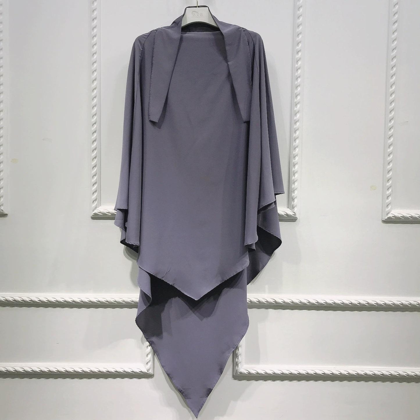 #CL55 Sun-Protective Nida Khimar ✦ Single-Layer Hijab in 15 Colors | UPF 50+ & Lightweight