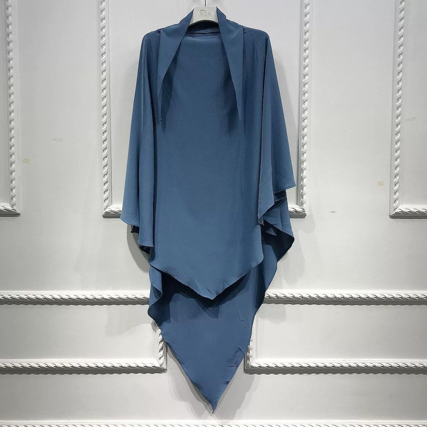 #CL55 Sun-Protective Nida Khimar ✦ Single-Layer Hijab in 15 Colors | UPF 50+ & Lightweight