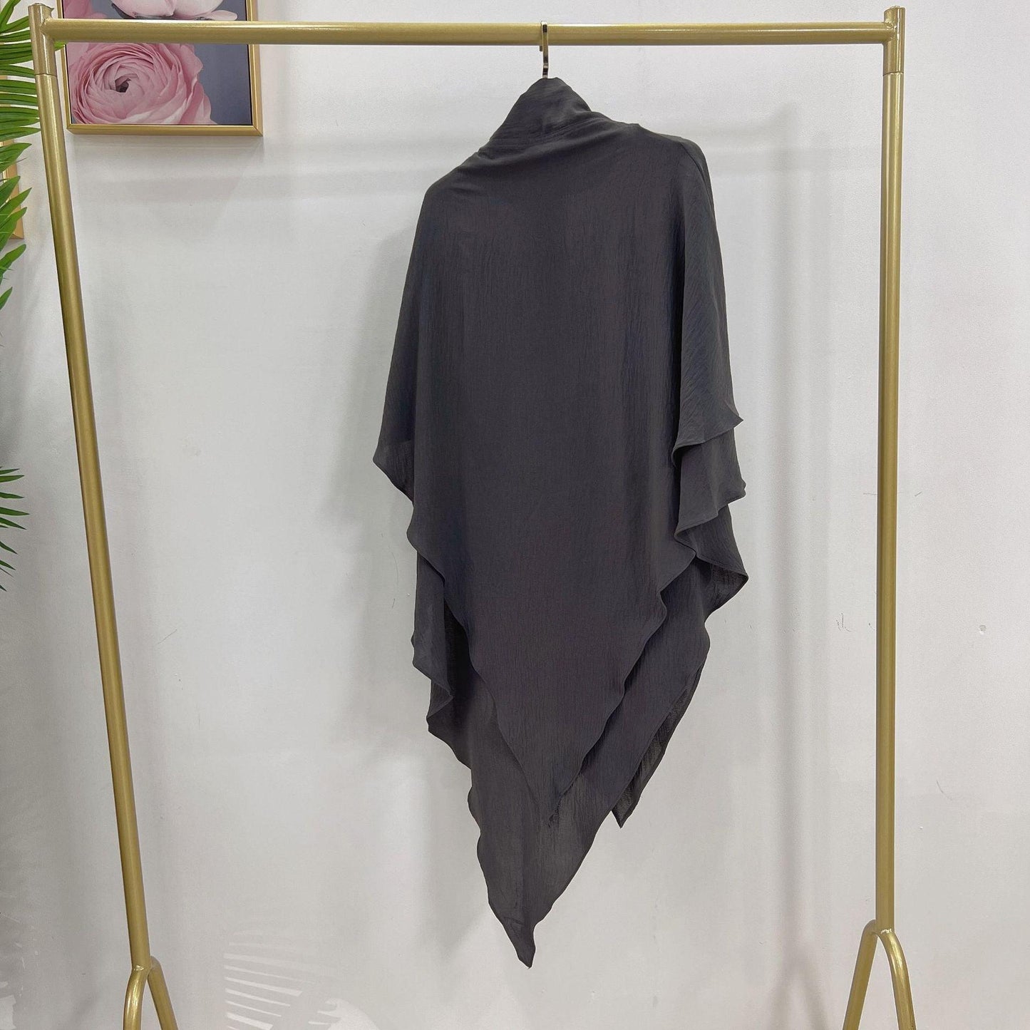 WG03 Two layer Khimar ,Linen-cotton khimar ,Hijab