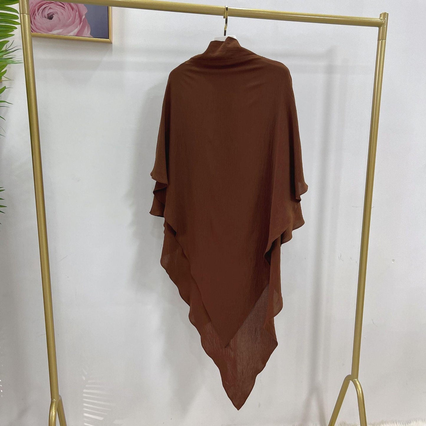 WG03 Two layer Khimar ,Linen-cotton khimar ,Hijab