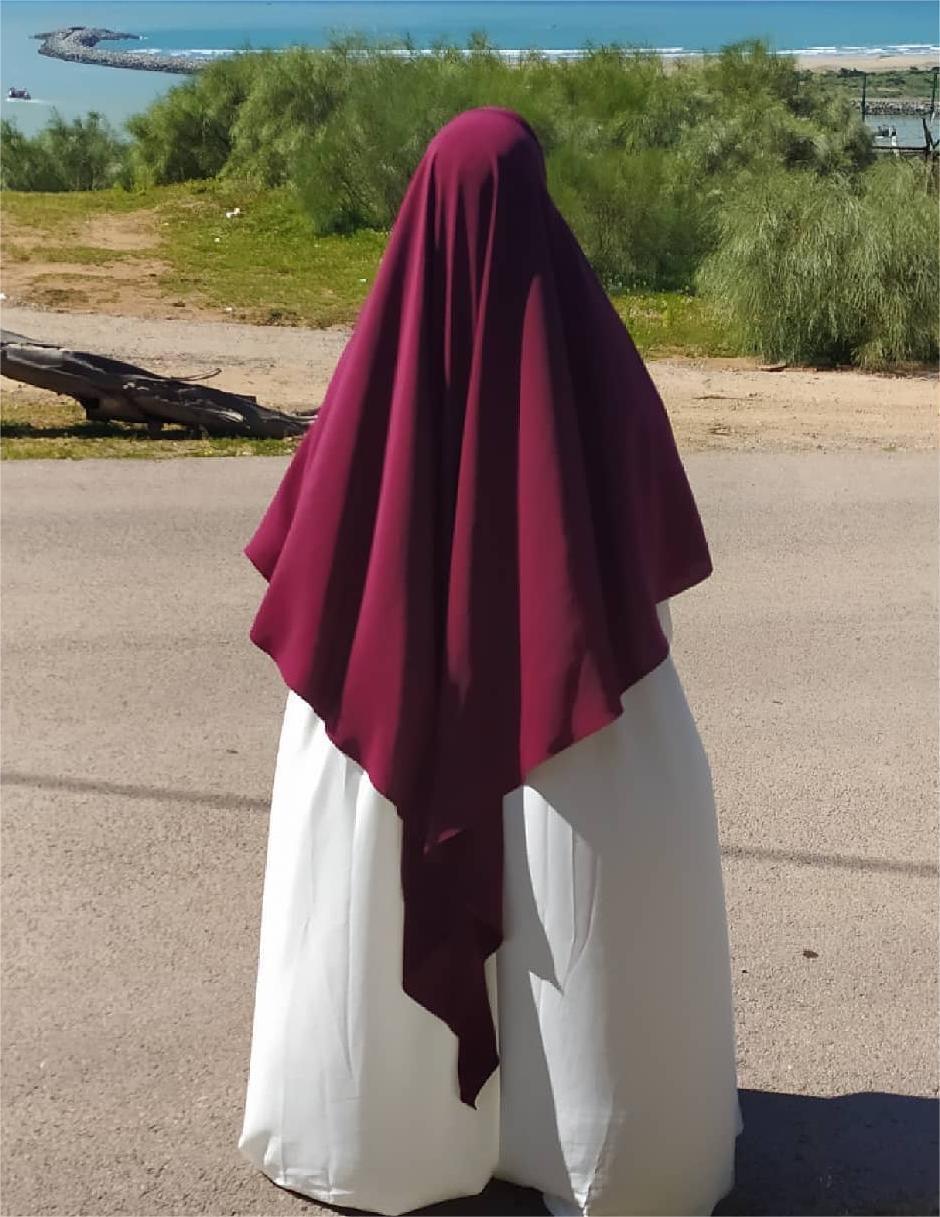 #CL55 Sun-Protective Nida Khimar ✦ Single-Layer Hijab in 15 Colors | UPF 50+ & Lightweight